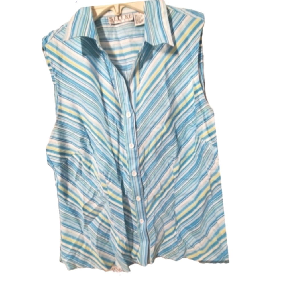 Selene sport stretch blouse lg